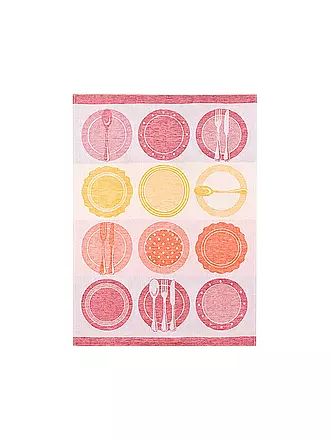 KRACHT | Torchon en métis 50x70cm Assiette | rot